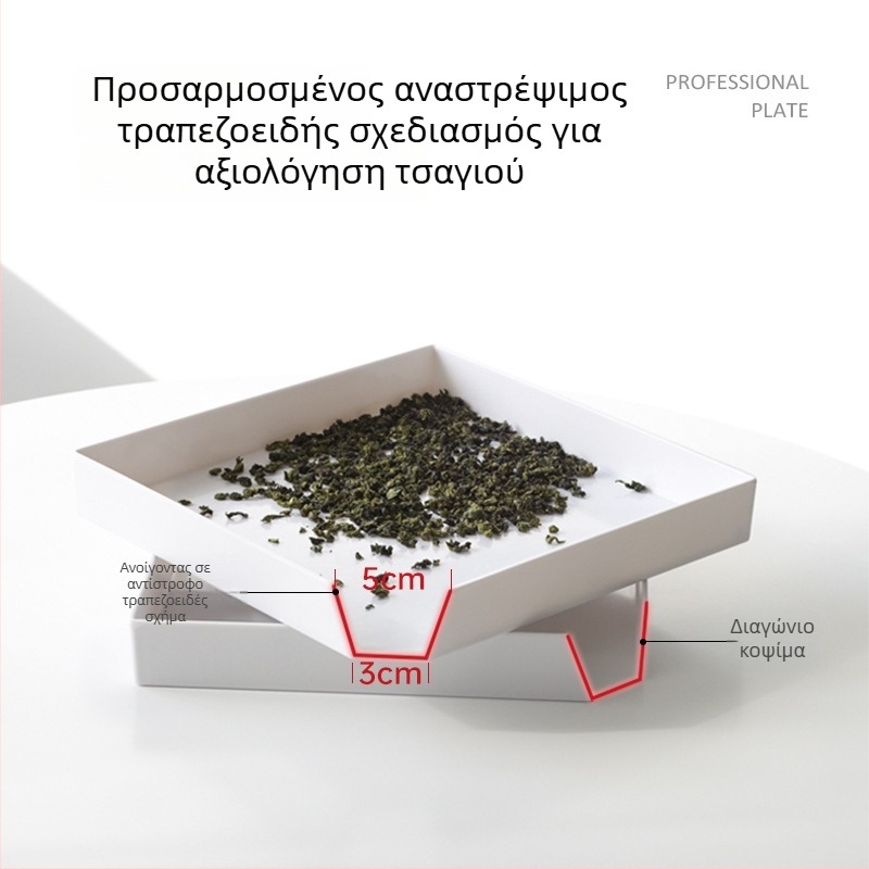 Δίσκος γευσιγνωσίας τσαγιού από μελαμίνη, Xiangyi, ημιχειρονακτική/ημιμηχανική παραγωγή, βάρος 300 g, δυνατότητα προσαρμογής