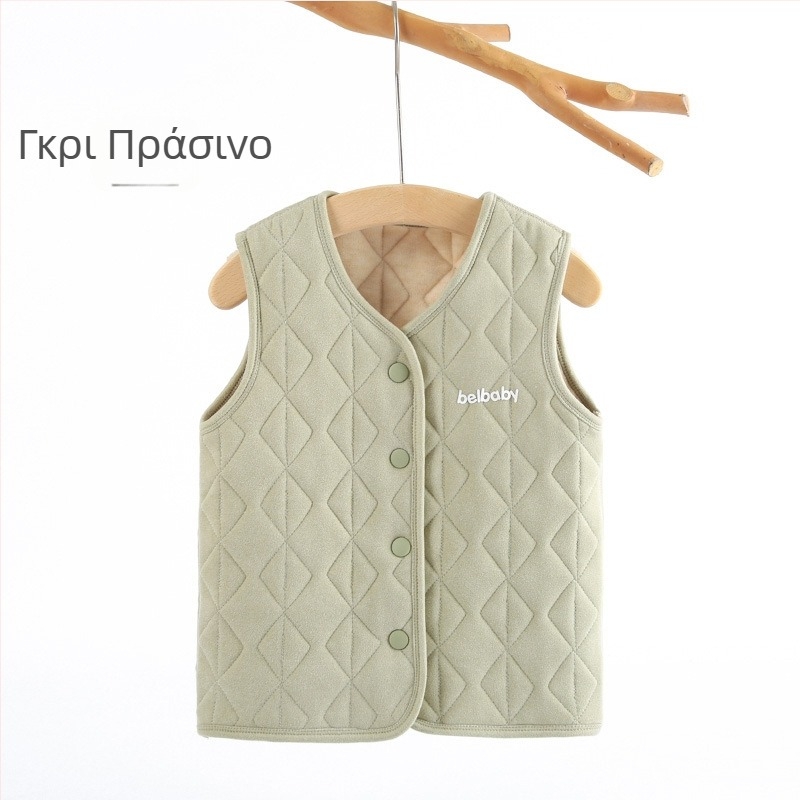 Σετ εσωτερικού παλτό για παιδιά, επένδυση πολυεστέρα 93%, παχιά κατασκευή, ζεστό, φλις επεξεργασία