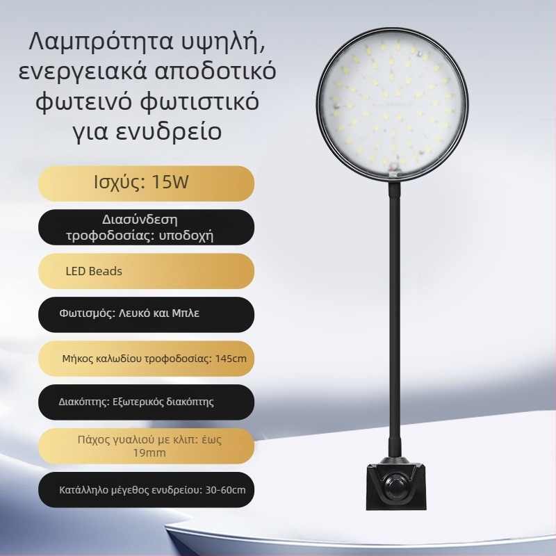 Naichong USB Κλιπ-LED Φωτισμός Ενυδρείου για Υδάτινα Φυτά – Εξοικονόμηση Ενέργειας, Κλιπ-Σχεδίαση