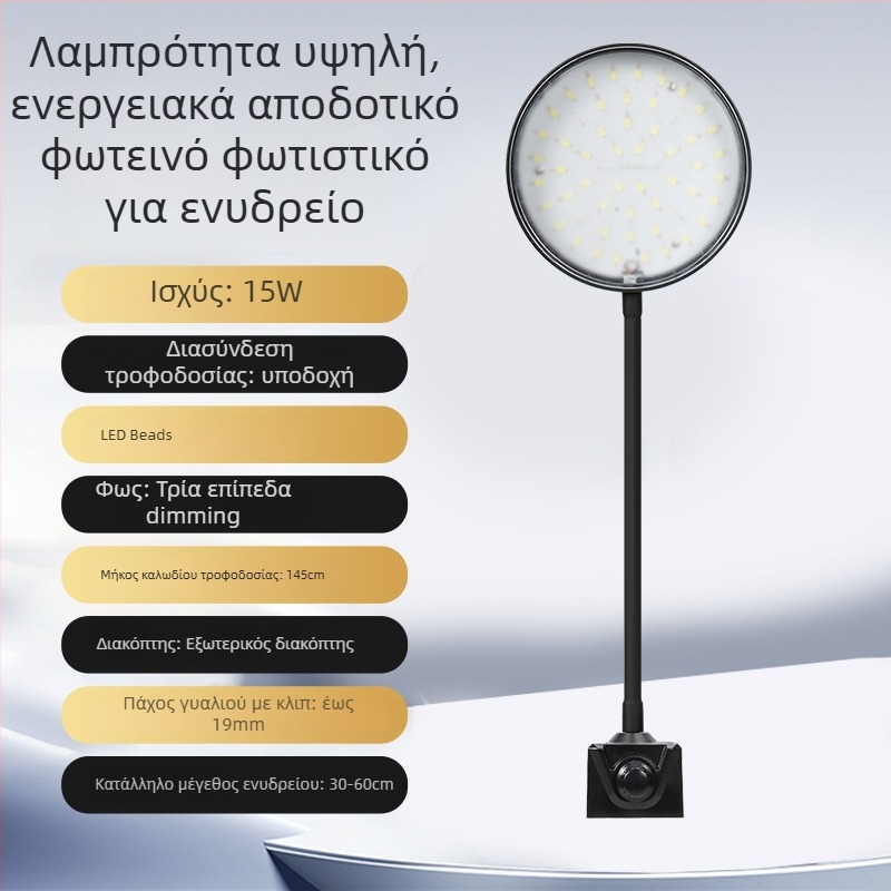 Naichong USB Κλιπ-LED Φωτισμός Ενυδρείου για Υδάτινα Φυτά – Εξοικονόμηση Ενέργειας, Κλιπ-Σχεδίαση