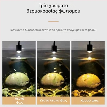 Nai Chong μίνι σποτ φως για ενυδρείο — Προέλευση: Σάντονγκ; Μοντέλο: Mini Small Spot Light; Εισαγωγή: Όχι