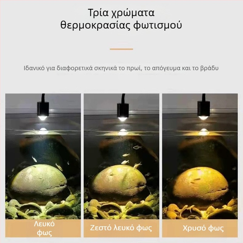 Nai Chong μίνι σποτ φως για ενυδρείο — Προέλευση: Σάντονγκ; Μοντέλο: Mini Small Spot Light; Εισαγωγή: Όχι