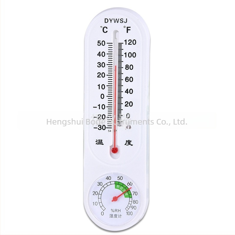 Τοίχο-τοποθετούμενο υγραρόμετρο και θερμόμετρο - Εσωτερική/Εξωτερική μέτρηση θερμοκρασίας, DYWSJ, χωρίς μπαταρία, για διδασκαλία, αναπαραγωγή και φύτευση