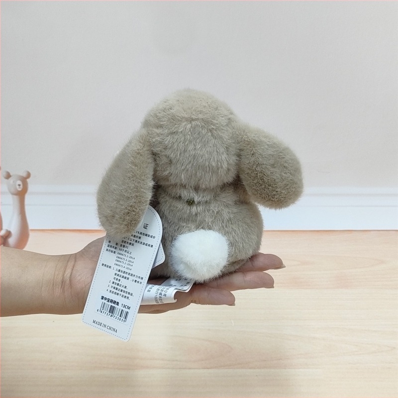 Κουνελάκι από plush — κοντό ύφασμα, γέμισμα PP βαμβάκι, για ηλικίες 7–14 ετών, κατασκευασμένο στην Κίνα
