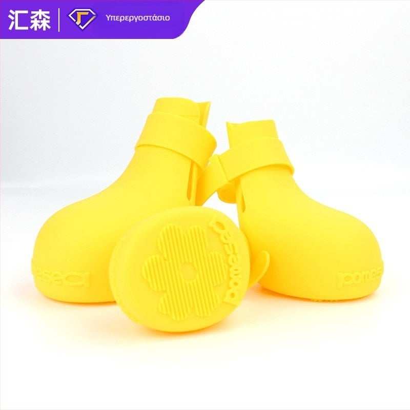 Παπούτσια για σκύλους από καουτσούκ – αδιάβροχα, αντιολισθητικά, ανθεκτικά για το χειμώνα, INS στυλ, μάρκα Huisen