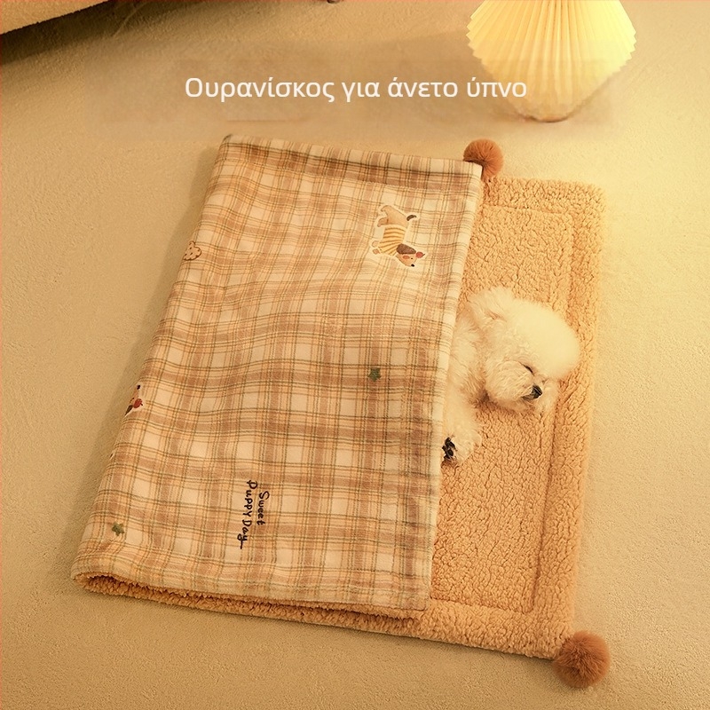 Κουβέρτα σκύλου - φθινοπωρινή-χειμερινή ζεστή φλίς, ύφασμα, μάρκα Chong Chong Ai Sleeping, Κωδικός προϊόντος a25219, διασυνοριακή εξαγωγή