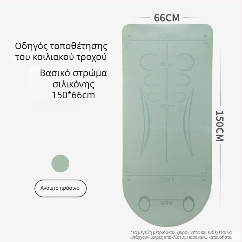 Μάτ για τροχό κοιλιάς με απορρόφηση κραδασμών, αντιολισθητική επιφάνεια, από αφρώδες υλικό