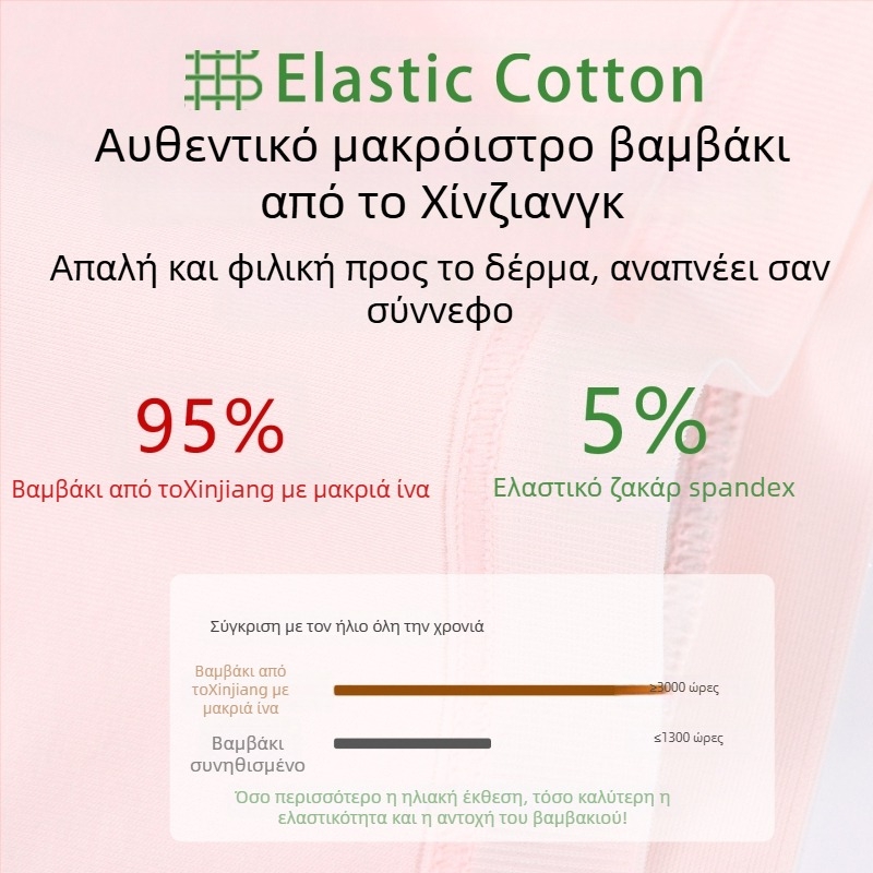 Γυναικείες εμμηνορροϊκές εσώρουχες από βαμβάκι, με μεσαία μέση, προστασία από διαρροές, εκτεταμένος καβάλος και επένδυση modal