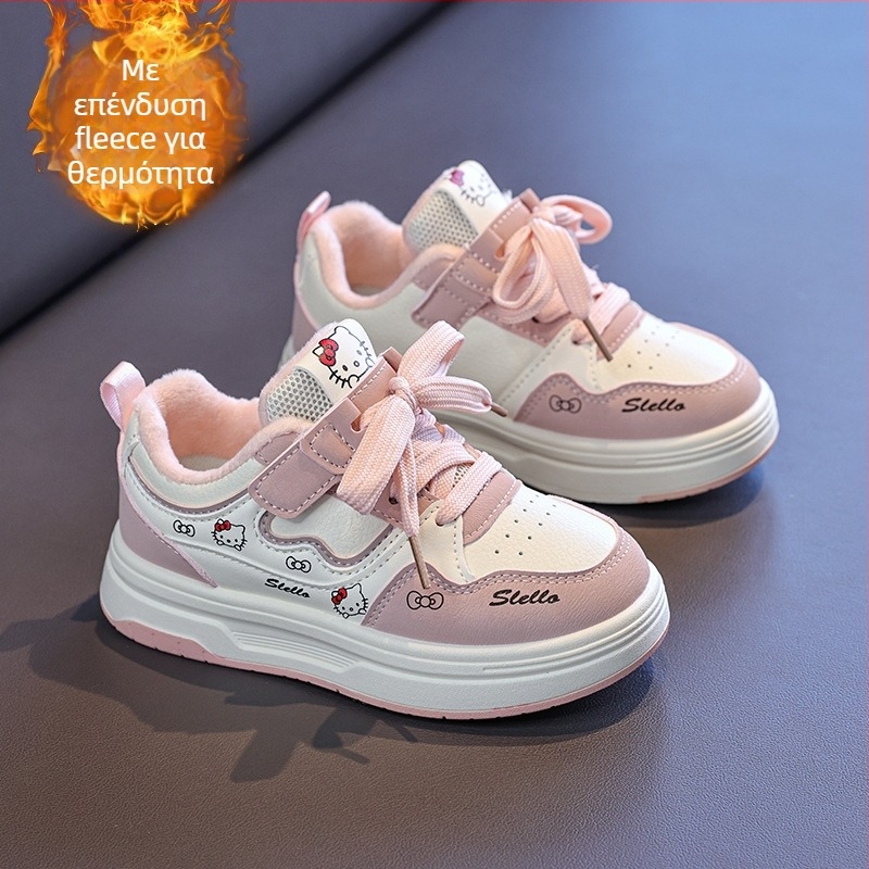 Παιδικά χειμερινά παπούτσια με παχιά σόλα, unisex, Velcro κλείσιμο, αντιολισθητικά, μαλακή επένδυση από βαμβάκι