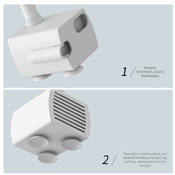 Δοχείο νερού κατοικίδιων με αντιδιαρροή, αυτόματη κυκλοφορία με φιλτράρισμα, αποσπώμενο, κατάλληλο για σκύλους και γάτες