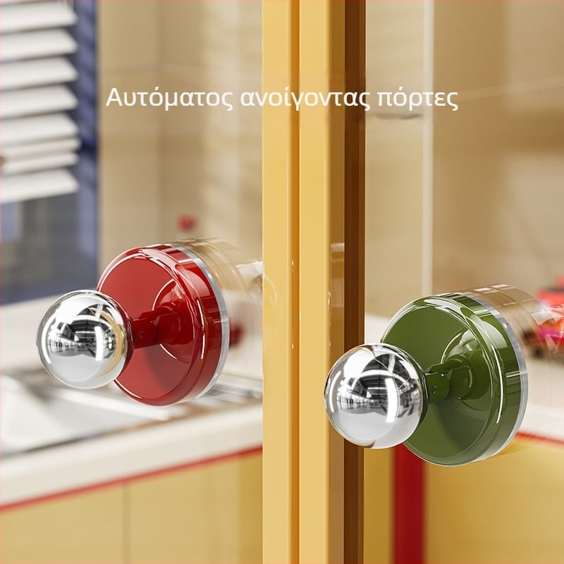 imega Y3948 Λαβή πόρτας με απορροφητικό κύπελλο — χωρίς διάτρηση, PET+ABS+ανοξείδωτος χάλυβας, επιφάνεια: χύτευση με έγχυση