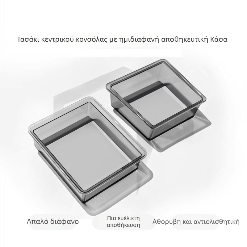 Κουτί αποθήκευσης κεντρικής κονσόλας για Tesla Model Y/3 (YL ανανεωμένη έκδοση) – για 6 θέσεις, μεταξύ καθισμάτων, πλαστικό, αδιάβροχο, ανθεκτικό σε κρούσεις, με λαβή