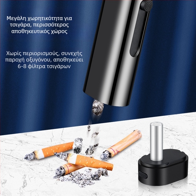 Μεταλλικός φορητός αποτσίγαρας αυτοκινήτου με ανάφλεξη и φόρτιση — Valley people μάρκα, προέλευση Zhejiang, στυλ απλό, προσιτή πολυτέλεια