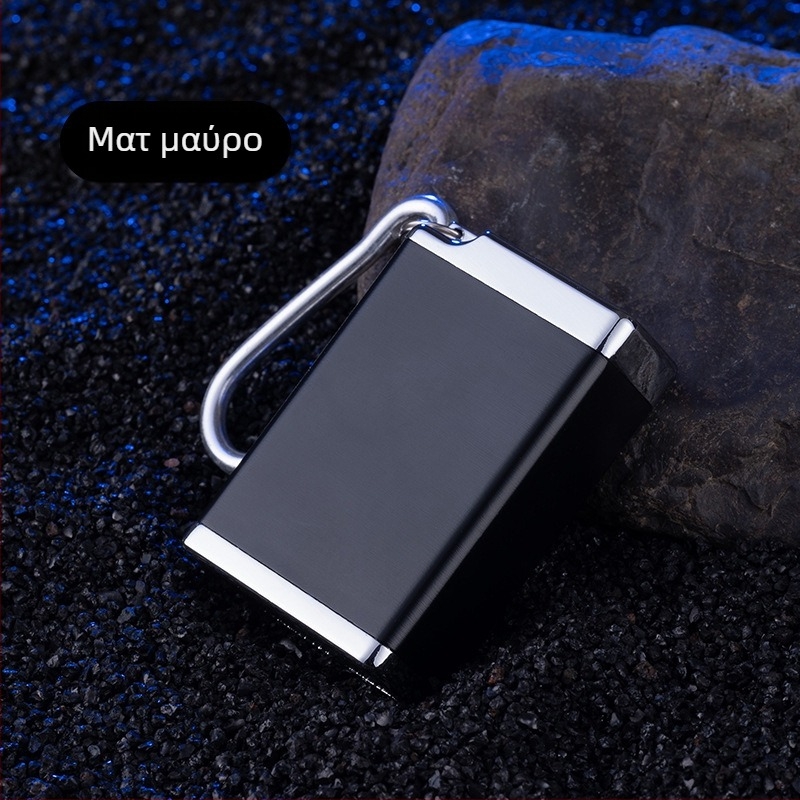 Φορητό μεταλλικό τασάκι αυτοκινήτου από κράμα ψευδαργύρου με κρεμάμενο κούμπωμα - μεγάλη χωρητικότητα, εκτύπωση λογότυπου, προσαρμογή