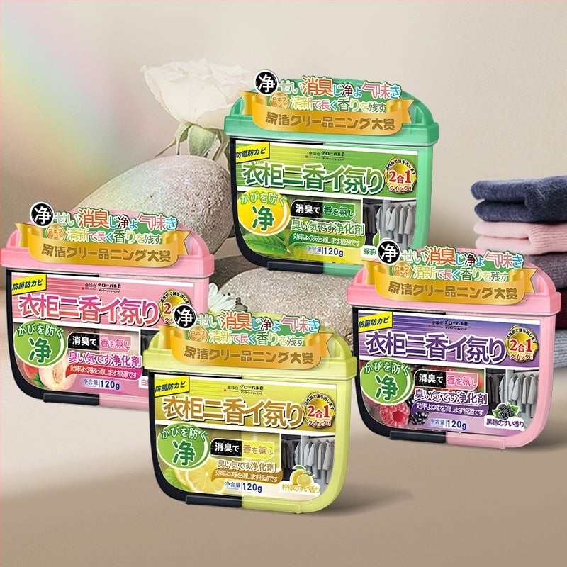 GLOBAL WAREHOUSE κουτί αποσμητικό για ντουλάπα με άρωμα πράσινου τσαγιού