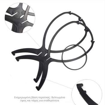 Lois Σετ Περιποίησης Περούκας — Ατσάλινη Χτένα, Υγρό Περιποίησης Μαλλιών, Στήριγμα Περιποίησης Μαλλιών, Δίκτυο Μαλλιών (3 ή 5 τεμάχια)