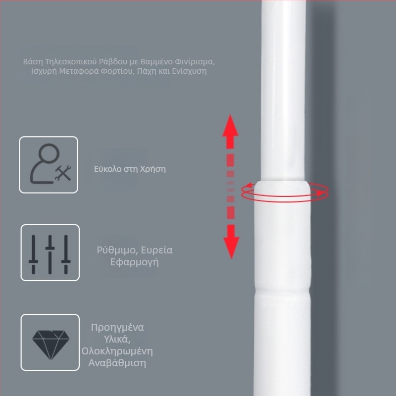 Πλαίσιο καλύμματος κρεβατιού φοιτητικής εστίας με δίχτυ κατα των εντόμων — μεταλλικό, φινίρισμα ψημένου βερνικιού, για άνω και κάτω κρεβάτι, χωρίς εγκατάσταση