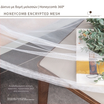 Δίκτυο κατά των κουνουπιών για φοιτητικό δωμάτιο, πτυσσόμενος σχεδιασμός, διπλές πόρτες, χωρίς εγκατάσταση, πολυεστερικό ύφασμα