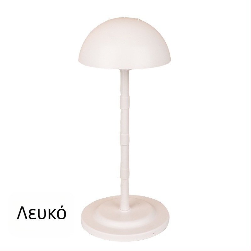 Meirui στήριγμα περούκας με αποσπώμενο πλαστικό καπάκι και κεφαλή σε σχήμα μανιταριού