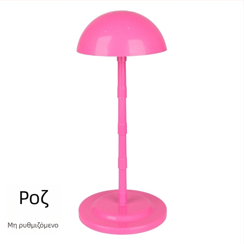 Meirui στήριγμα περούκας με αποσπώμενο πλαστικό καπάκι και κεφαλή σε σχήμα μανιταριού