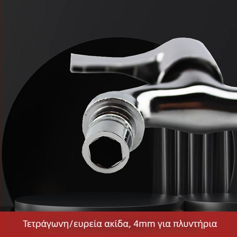 Βρύση Πλυντηρίου από ολόχαλκο με γρήγορο άνοιγμα, σώμα DN15, βαλβίνα κεραμικού πυρήνα, 0–100°C, 1,6 MPa, χειροκίνητη εγκατάσταση