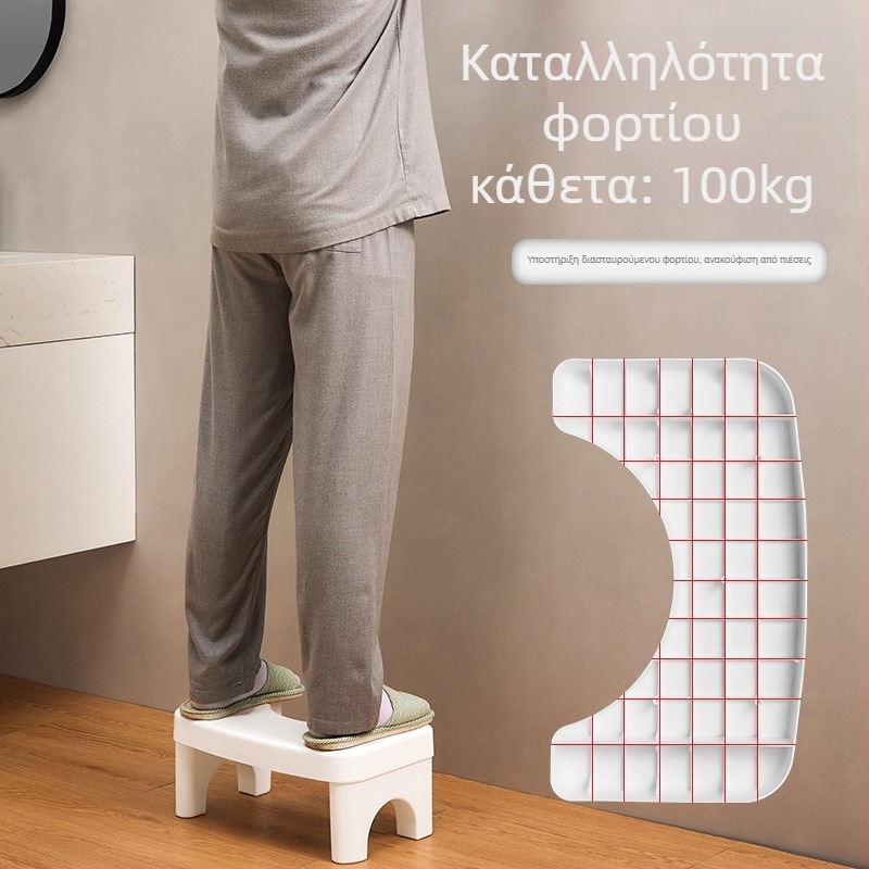 Πλαστικό σκαμνάκι τουαλέτας για οικιακή χρήση, μη αναδιπλούμενο; προέλευση: Wenzhou; όχι εισαγόμενο; μάρκα: Άλλη