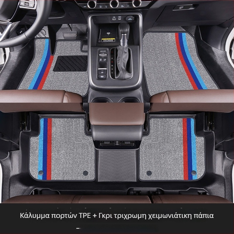 Gabina TPE πατάκια ποδιών αυτοκινήτου για ειδικό μοντέλο, με στερέωση με snaps, πλήρως κλειστό κατώφλι και τρισδιάστατος σχεδιασμός με υψηλό άκρο