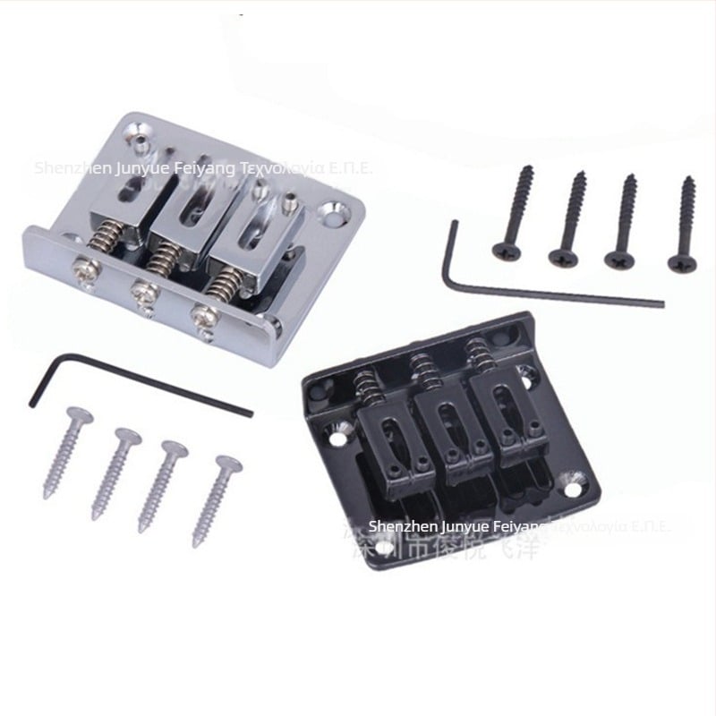 Γέφυρα κιθάρας από ψευδάργύρο, μοντέλο M01655, για μουσικά όργανα, συσκευασία σε PE τσάντα