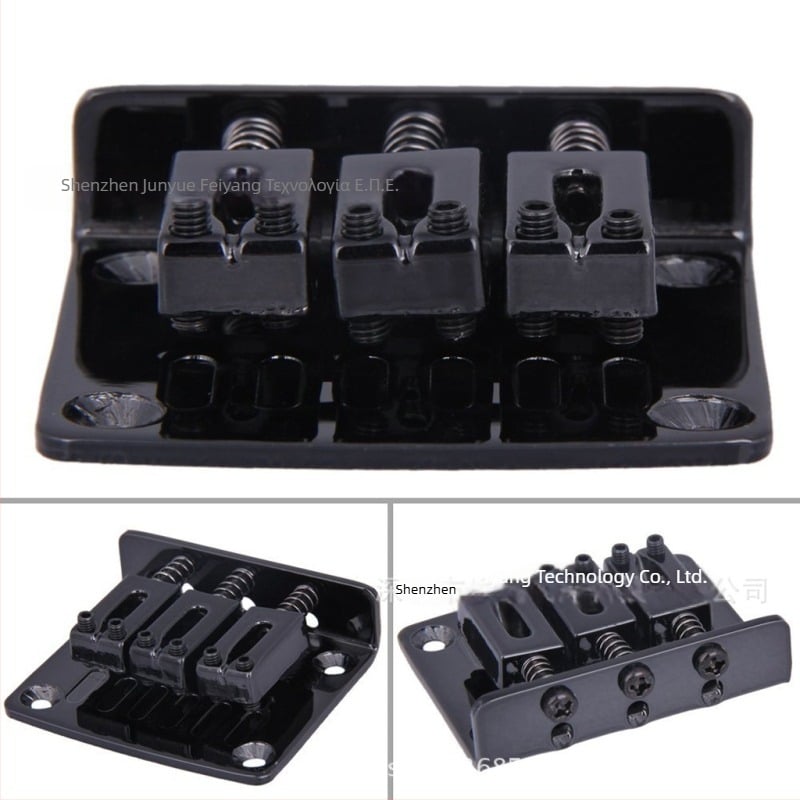 Γέφυρα κιθάρας από ψευδάργύρο, μοντέλο M01655, για μουσικά όργανα, συσκευασία σε PE τσάντα