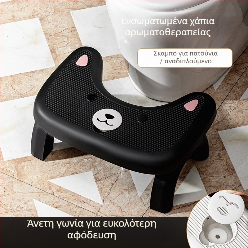 Αρωματοθεραπευτικό αναδιπλούμενο σκαμπό τουαλέτας, πλαστικό, μάρκα Yue chen youpin