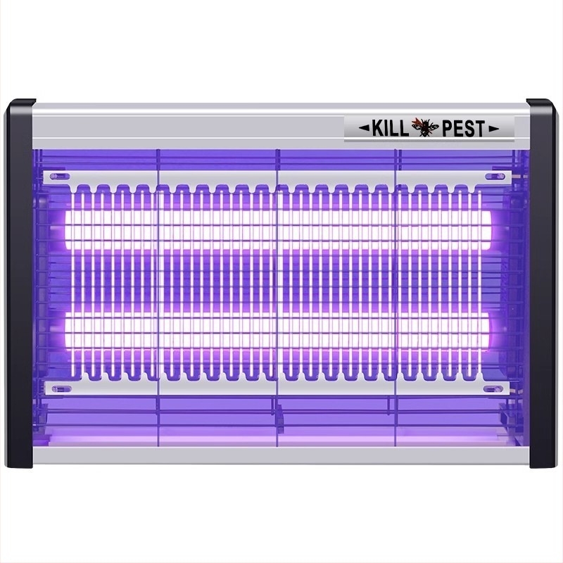 Τοίχου LED Λάμπα Κατά των Κουνουπιών με Έλξη μέσω Φωτός και Ηλεκτροσόκ, Αλουμινένιο Δίκτυο, Για 61 m² και Άνω, 2ετής Εγγύηση