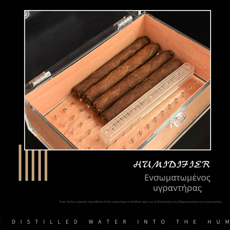 Dunhao Πλαστικός Υγραντήρας Πούρων – Απλός Στυλ, Ελαφρύς Λούξ, Κωδ. CD-069