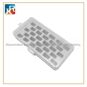 Πλαστικό κουτί αποθήκευσης μπομπινών ραπτικής, 120 σετ ανά κουτί, 85 γρ, συσκευασία σε σακούλα OPP