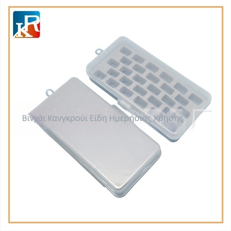 Πλαστικό κουτί αποθήκευσης μπομπινών ραπτικής, 120 σετ ανά κουτί, 85 γρ, συσκευασία σε σακούλα OPP