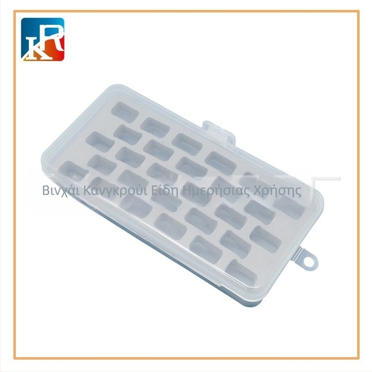 Πλαστικό κουτί αποθήκευσης μπομπινών ραπτικής, 120 σετ ανά κουτί, 85 γρ, συσκευασία σε σακούλα OPP