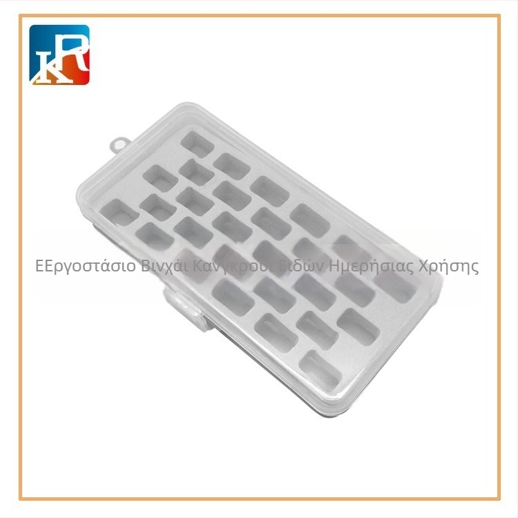 Πλαστικό κουτί αποθήκευσης μπομπινών ραπτικής, 120 σετ ανά κουτί, 85 γρ, συσκευασία σε σακούλα OPP