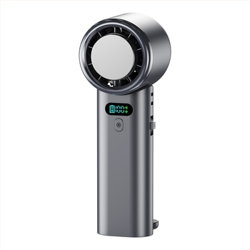 Χειροκίνητος φορητός εξωτερικός ανεμιστήρας με ψύξη με κάλυψη πάγου, USB επαναφορτιζόμενος, πτυσσόμενος κρεμαστός σχεδιασμός, 100 ρυθμίσεις ταχύτητας, ενσωματωμένη μπαταρία 4000–6000 mAh