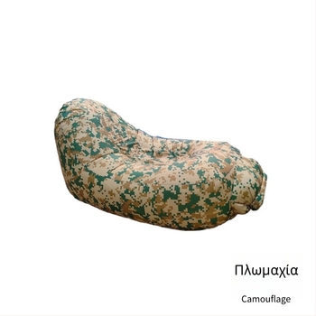 Μονόφουσκωτο στρώμα υπνοδωματίου εξωτερικού χώρου για κατασκήνωση, 210T ανθεκτικό στη ρήξη και αδιαβροχοφόρο, βάρος 0.7 kg, μέγιστο φορτίο 200 kg