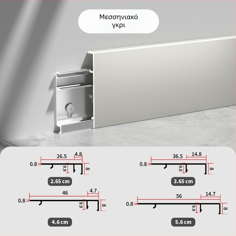 Zhengli κράμα αλουμινίου, F-τύπου χωρίς ραφή kick plate με ίσιο άκρο, παχύτερη, διπλό μεντεσέ και κουμπί