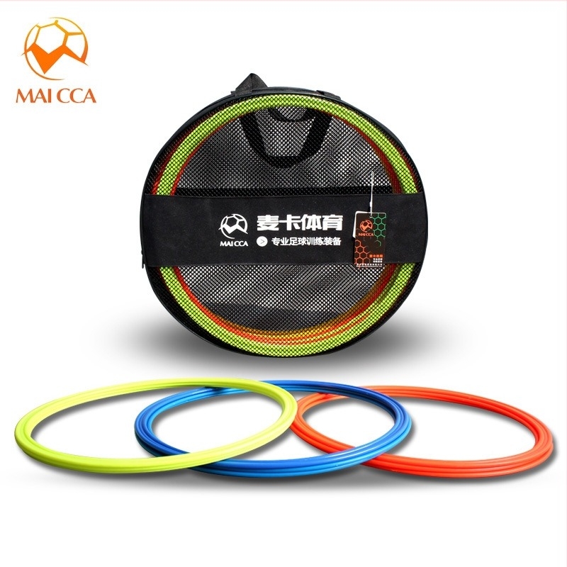 Σετ κύκλων προπόνησης ποδοσφαίρου, 12 τεμ., ABS υλικό, MAICCA, βοηθήματα προπόνησης (ABS, MAICCA, βοηθήματα προπόνησης, ποδόσφαιρο, 12 τεμ.)