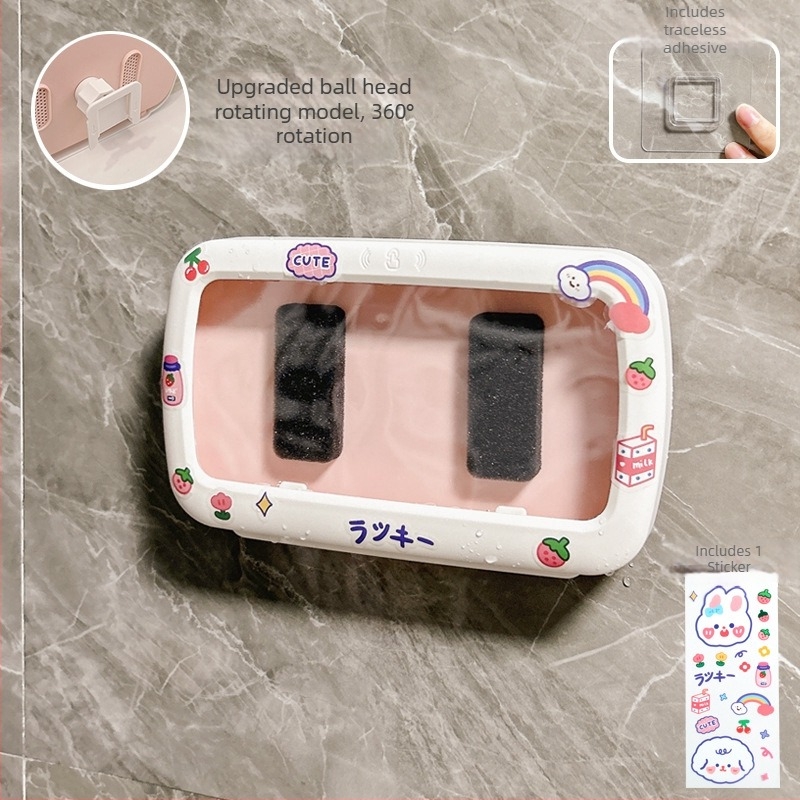 Θήκη τηλεφώνου για μπάνιο τοίχου με αδιάβροχο κουτί και ράφι αποθήκευσης — Lime Ben, Υλικό: Άλλο, Στυλ: Μοντέρνο Απλό