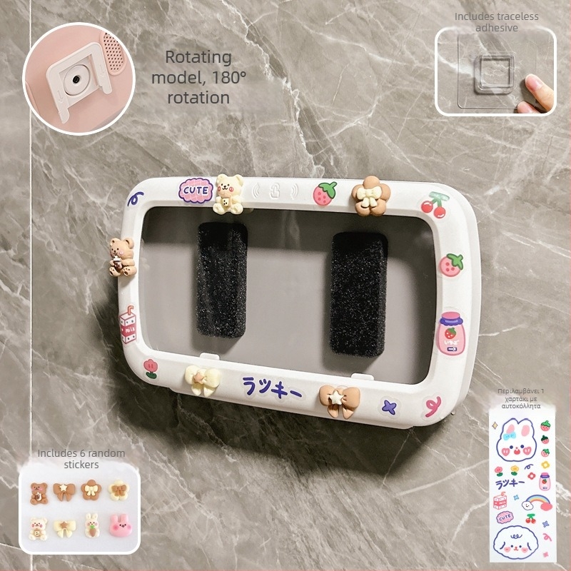 Θήκη τηλεφώνου για μπάνιο τοίχου με αδιάβροχο κουτί και ράφι αποθήκευσης — Lime Ben, Υλικό: Άλλο, Στυλ: Μοντέρνο Απλό