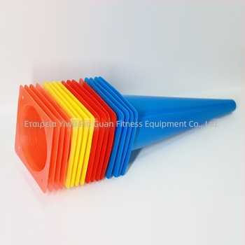 LDPE marker βαρέλι για εκπαίδευση ποδοσφαίρου με προσαρμοσμένη επεξεργασία, άδειες ιδιωτικής ετικέτας, βοηθήματα εκπαίδευσης