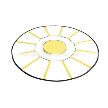 Σκαλάκι ευελιξίας – κυκλικό σχήμα, νάιλον ιμάντες + PP, Crown, για προπονήσεις ποδοσφαίρου