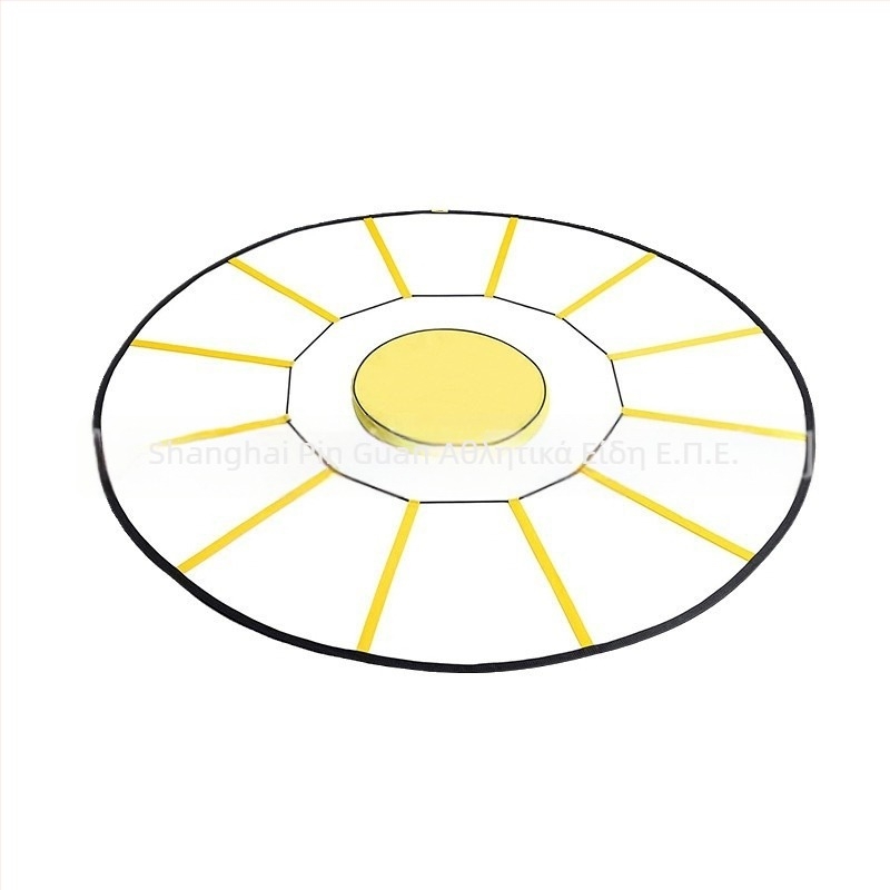 Σκαλάκι ευελιξίας – κυκλικό σχήμα, νάιλον ιμάντες + PP, Crown, για προπονήσεις ποδοσφαίρου