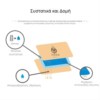 Gray Bar σακούλα ενυδάτωσης πούρων, υλικό μεταλλικό άλας, μινιμαλιστικό στυλ, μη εισαγόμενο