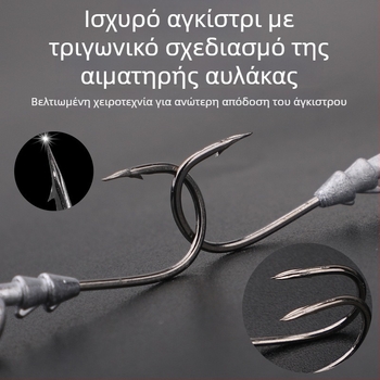 Άγκιστρο κεφαλής από μόλυβδο για θαλάσσιο ψάρεμα από βάρκα – The Brave, με ακίδες