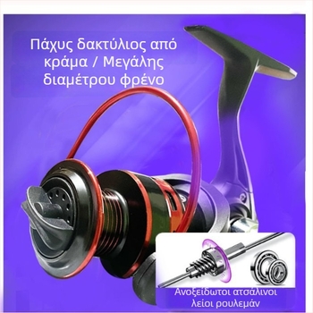 ANOVA Spinning Reel, 60 τεμάχια σε συσκευασία, αλιευτικό reel