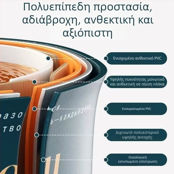 Αναδιπλούμενη μπανιέρα για ενήλικες με καπάκι, αδιάβροχο ύφασμα, μονωμένη, με δυνατότητα καθίσματος