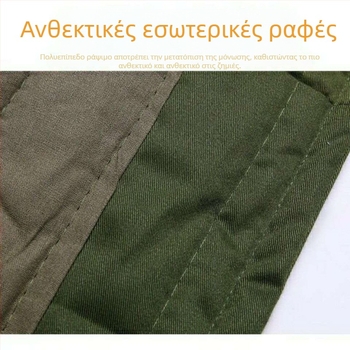 Unisex βαμβακερό χειμερινό παλτό σε στρατιωτικό στυλ, ανθεκτικό στον άνεμο και ζεστό (Βαμβάκι; Διαπνοή; Θερμότητα; Απομάκρυνση υγρασίας; Χειμώνας)